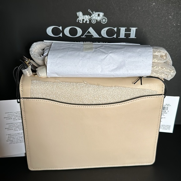 NWT Coach New Year Klare Crossbody Bag Signature Canvas Dragon Motif Leather - Picture 6 of 9